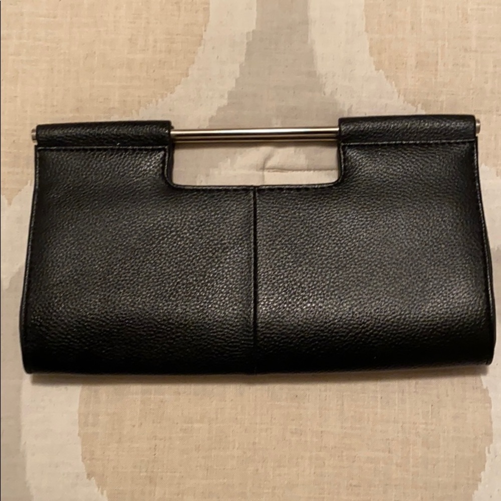 The Limited black clutch